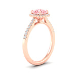 Load image into Gallery viewer, cathedral-pave-halo-round-vivid-pink-engagement-ring-in-rose-gold-fdenr11704rogvpinkangle2-nl-rg.jpg