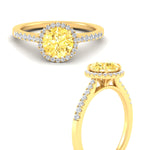 Load image into Gallery viewer, cathedral-pave-halo-round-vivid-yellow-engagement-ring-in-yellow-gold-fdenr11704rogvyellowangle3-nl-yg.jpg