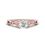 Load image into Gallery viewer, Celtic Knot Split Lab Diamond Ring 14K Gold
