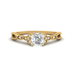 Load image into Gallery viewer, Celtic Knot Split Lab Diamond Ring 14K Gold
