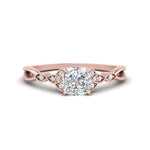 Load image into Gallery viewer, Celtic Knot Split Lab Diamond Ring 14K Gold
