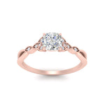 Load image into Gallery viewer, Celtic Knot Split Lab Diamond Ring 14K Gold
