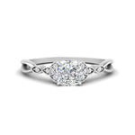 Load image into Gallery viewer, Celtic Knot Split Lab Diamond Ring 14K Gold
