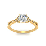 Load image into Gallery viewer, Celtic Knot Split Lab Diamond Ring 14K Gold
