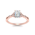 Load image into Gallery viewer, Celtic Knot Split Lab Diamond Ring 14K Gold
