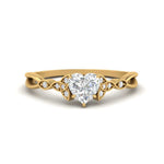Load image into Gallery viewer, Celtic Knot Split Lab Diamond Ring 14K Gold
