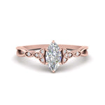 Load image into Gallery viewer, Celtic Knot Split Lab Diamond Ring 14K Gold
