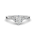Load image into Gallery viewer, Celtic Knot Split Lab Diamond Ring 14K Gold

