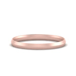 Load image into Gallery viewer, 3 MM Comfort Fit Knife Edge Stack Mens Band In 14k Rose Gold | Cuts &amp; Carat
