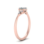 Load image into Gallery viewer, Lab diamond Petite Engagement Rings 14K Gold
