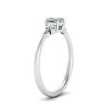Load image into Gallery viewer, Lab diamond Petite Engagement Rings 14K Gold

