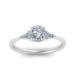 Load image into Gallery viewer, Lab diamond Petite Engagement Rings 14K Gold

