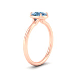Load image into Gallery viewer, cushion-cut-collet-set-solitaire-vivid-blue-engagement-ring-in-rose-gold-fdenr11593cugvblueangle2-nl-rg.jpg