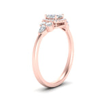 Load image into Gallery viewer, Lab Cushion Cut diamond Halo Engagement Rings 14K Rose Gold
