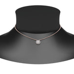 Load image into Gallery viewer, Daisy Pendant With Lab Grown Halo Diamond 14K Gold
