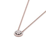 Load image into Gallery viewer, Daisy Pendant With Lab Grown Halo Diamond 14K Gold
