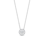 Load image into Gallery viewer, Daisy Pendant With Lab Grown Halo Diamond 14K Gold
