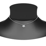Load image into Gallery viewer, Daisy Pendant With Lab Grown Halo Diamond 14K Gold

