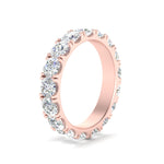 Load image into Gallery viewer, 0.25 - 5 Carat Round Cut Lab Grown Eternity Wedding Band For Women 14k Gold
