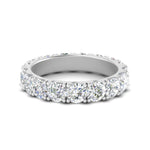 Load image into Gallery viewer, 0.25 - 5 Carat Round Cut Lab Grown Eternity Wedding Band For Women 14k Gold
