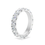 Load image into Gallery viewer, 0.25 - 5 Carat Round Cut Lab Grown Eternity Wedding Band For Women 14k Gold
