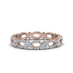 Load image into Gallery viewer, 1.50 Ctw Lab Grown Diamond Eternity Ring For Womens In 14K Rose Gold | Cuts &amp; Carat
