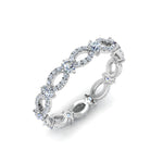 Load image into Gallery viewer, 1.50 Ctw Lab Grown Diamond Eternity Ring For Womens In 14K White Gold | Cuts &amp; Carat
