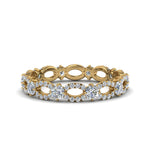 Load image into Gallery viewer, 1.50 Ctw Lab Grown Diamond Eternity Ring For Womens In 14K Yellow Gold | Cuts &amp; Carat
