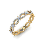 Load image into Gallery viewer, 1.50 Ctw Lab Grown Diamond Eternity Ring For Womens In 14K Yellow Gold | Cuts &amp; Carat
