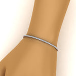 Load image into Gallery viewer, 2 To 15 Carat Lab Diamond Tennis Bracelet For Women 14K Gold
