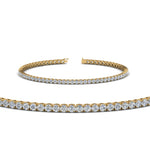 Load image into Gallery viewer, 2 To 15 Carat Lab Diamond Tennis Bracelet For Women 14K Gold
