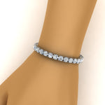 Load image into Gallery viewer, Round Lab Diamond Tennis Bracelet For Women
