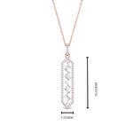 Load image into Gallery viewer, Lab Diamond Floating Hexagon Pendant For Women 14K Gold
