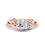 Load image into Gallery viewer, floral-leaf-asscher-cut-diamond-engagement-ring-in-rose-gold-fdenr10962assleep-nl-rg.jpg