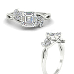 Load image into Gallery viewer, floral-leaf-asscher-cut-diamond-engagement-ring-in-white-gold-fdenr10962asangle3-nl-wg.jpg