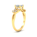 Load image into Gallery viewer, floral-leaf-asscher-cut-diamond-engagement-ring-in-yellow-gold-fdenr10962asangle2-nl-yg.jpg