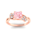 Load image into Gallery viewer, floral-leaf-asscher-cut-vivid-pink-engagement-ring-in-rose-gold-fdenr10962asgvpinkangle5-nl-rg.jpg