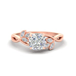 Load image into Gallery viewer, floral-leaf-cushion-cut-diamond-engagement-ring-in-rose-gold-fdenr10962cusleep-nl-rg.jpg