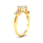 Load image into Gallery viewer, floral-leaf-cushion-cut-diamond-engagement-ring-in-yellow-gold-fdenr10962cuangle2-nl-yg.jpg