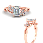 Load image into Gallery viewer, floral-leaf-emerald-cut-diamond-engagement-ring-in-rose-gold-fdenr10962emangle3-nl-rg.jpg