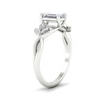 Load image into Gallery viewer, floral-leaf-emerald-cut-diamond-engagement-ring-in-white-gold-fdenr10962emangle2-nl-wg.jpg