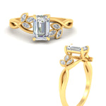 Load image into Gallery viewer, floral-leaf-emerald-cut-diamond-engagement-ring-in-yellow-gold-fdenr10962emangle3-nl-yg.jpg