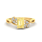 Load image into Gallery viewer, floral-leaf-emerald-cut-vivid-yellow-engagement-ring-in-yellow-gold-fdenr10962emgvyellowsleep-nl-yg.jpg