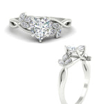 Load image into Gallery viewer, floral-leaf-heart-shaped-diamond-engagement-ring-in-white-gold-fdenr10962htangle3-nl-wg.jpg