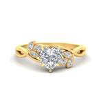 Load image into Gallery viewer, floral-leaf-heart-shaped-diamond-engagement-ring-in-yellow-gold-fdenr10962htsleep-nl-yg.jpg