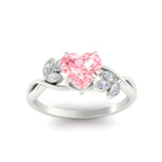Load image into Gallery viewer, floral-leaf-heart-shaped-vivid-pink-engagement-ring-in-white-gold-fdenr10962htgvpinkangle5-nl-wg.jpg