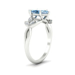 Load image into Gallery viewer, floral-leaf-marquise-cut-vivid-blue-engagement-ring-in-white-gold-fdenr10962mqgvblueangle2-nl-wg.jpg