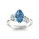 Load image into Gallery viewer, floral-leaf-marquise-cut-vivid-blue-engagement-ring-in-white-gold-fdenr10962mqgvblueangle5-nl-wg.jpg