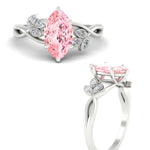 Load image into Gallery viewer, floral-leaf-marquise-cut-vivid-pink-engagement-ring-in-white-gold-fdenr10962mqgvpinkangle3-nl-wg.jpg