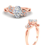 Load image into Gallery viewer, floral-leaf-oval-shaped-diamond-engagement-ring-in-rose-gold-fdenr10962ovangle3-nl-rg.jpg